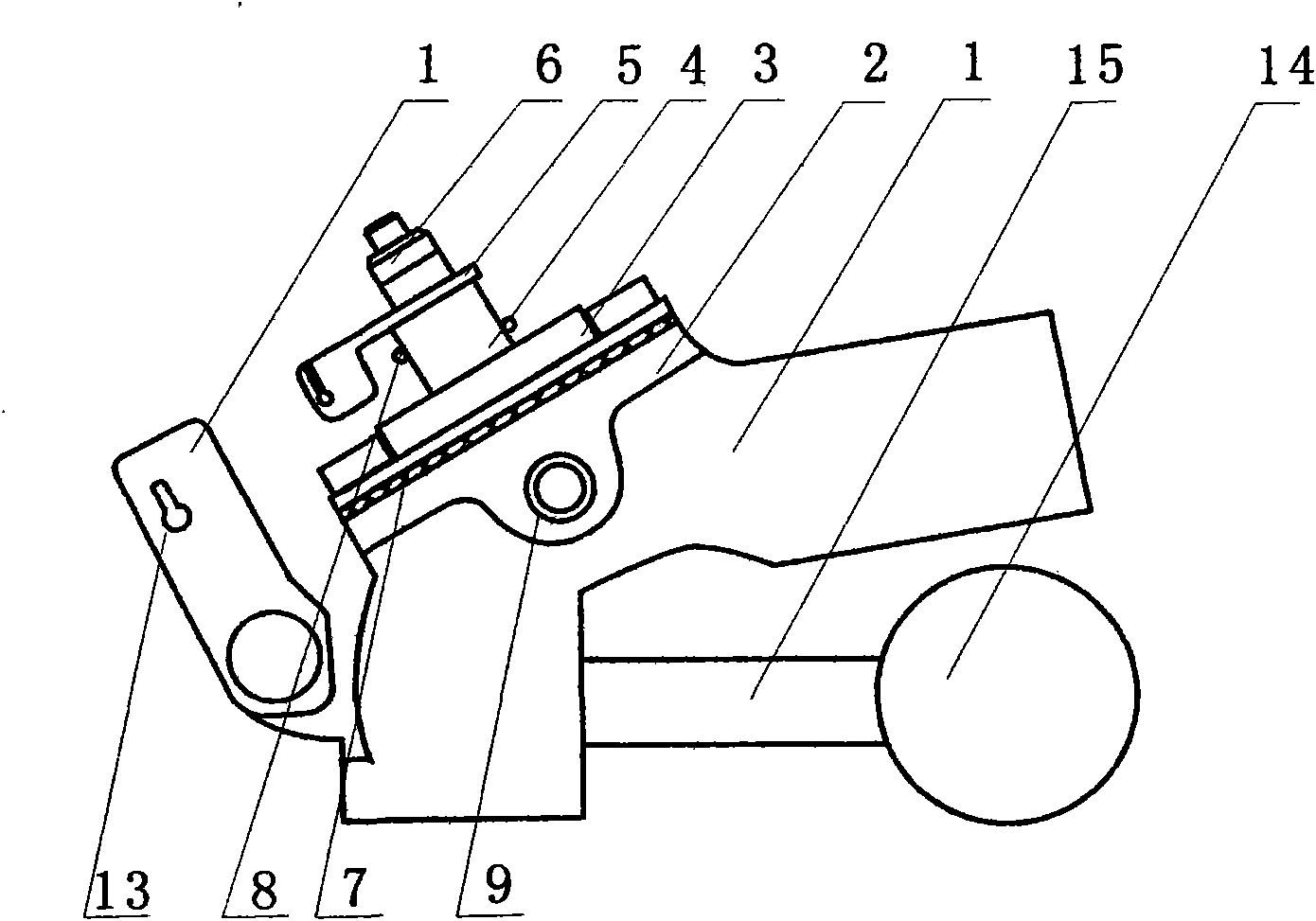 Air supply device for liquefied petroleum gas moped