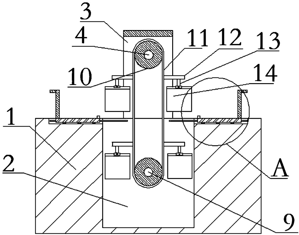 Efficient oil immersion device based on steel material cold-drawing machining