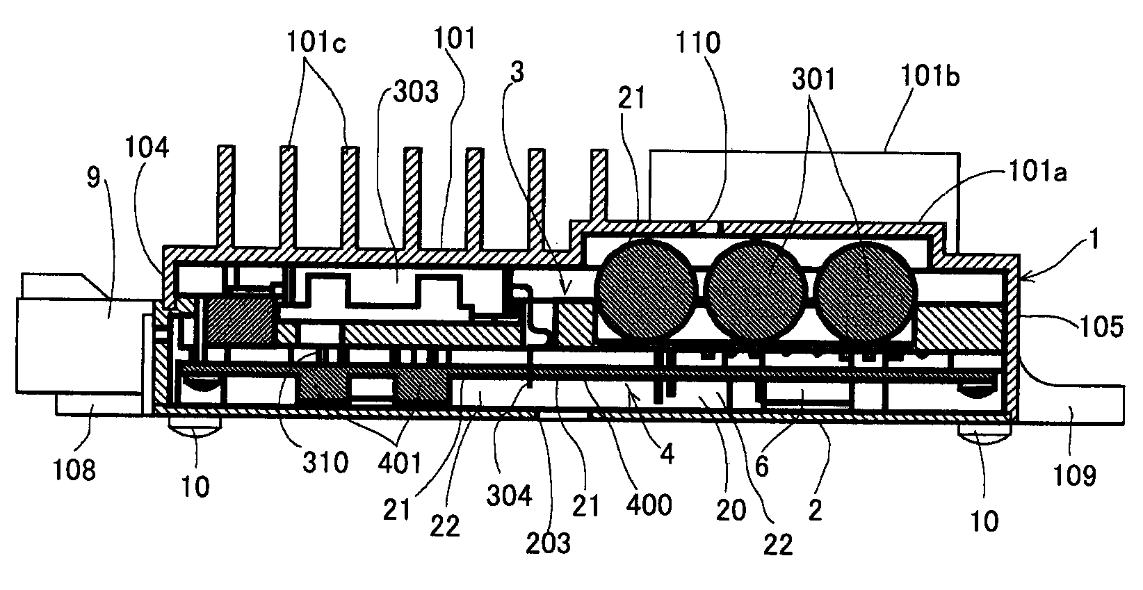 Electronic unit and production method of the same