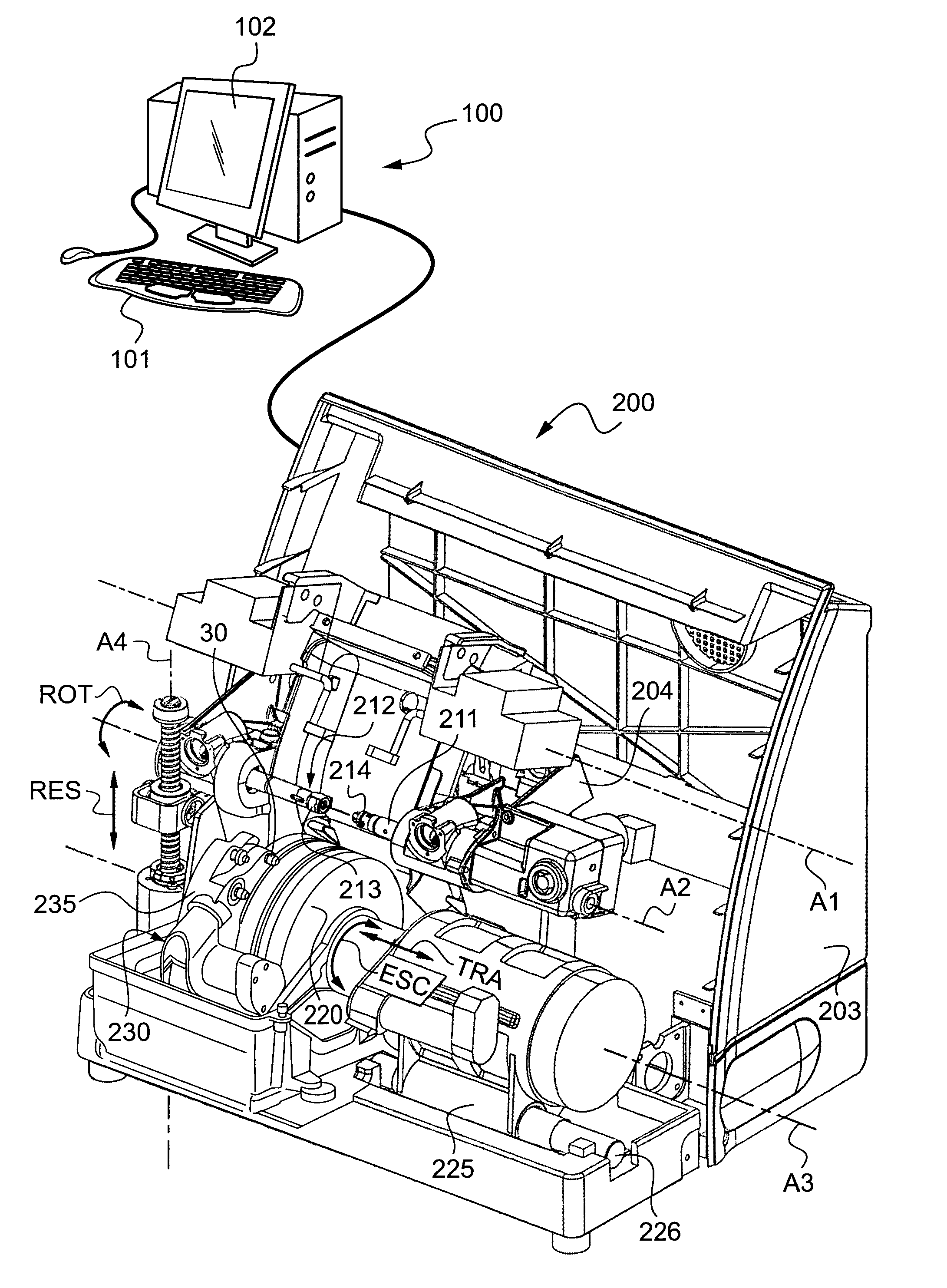 Method for trimming an ophthalmic eyeglass lens comprising a coating film