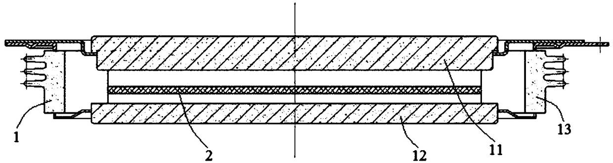 IGBT module tube shell and manufacturing method thereof