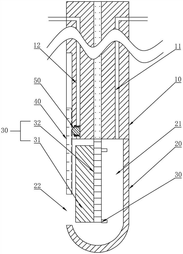 Suction and curettage device for neurosurgery operation