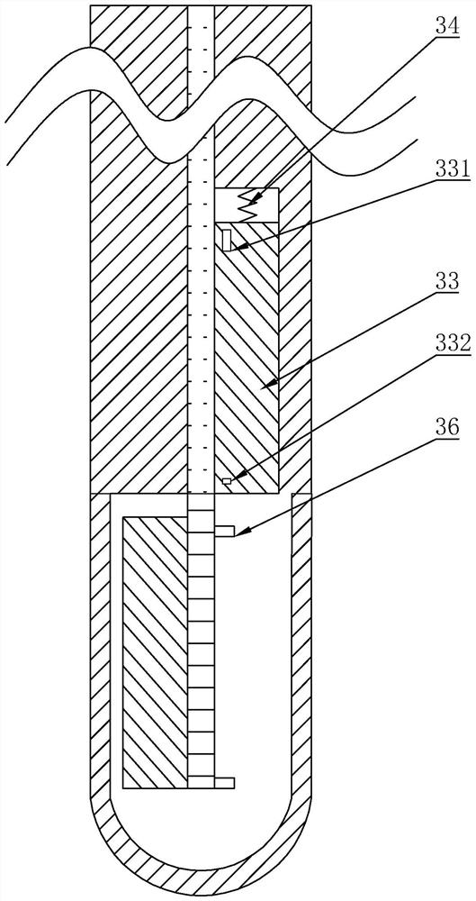 Suction and curettage device for neurosurgery operation