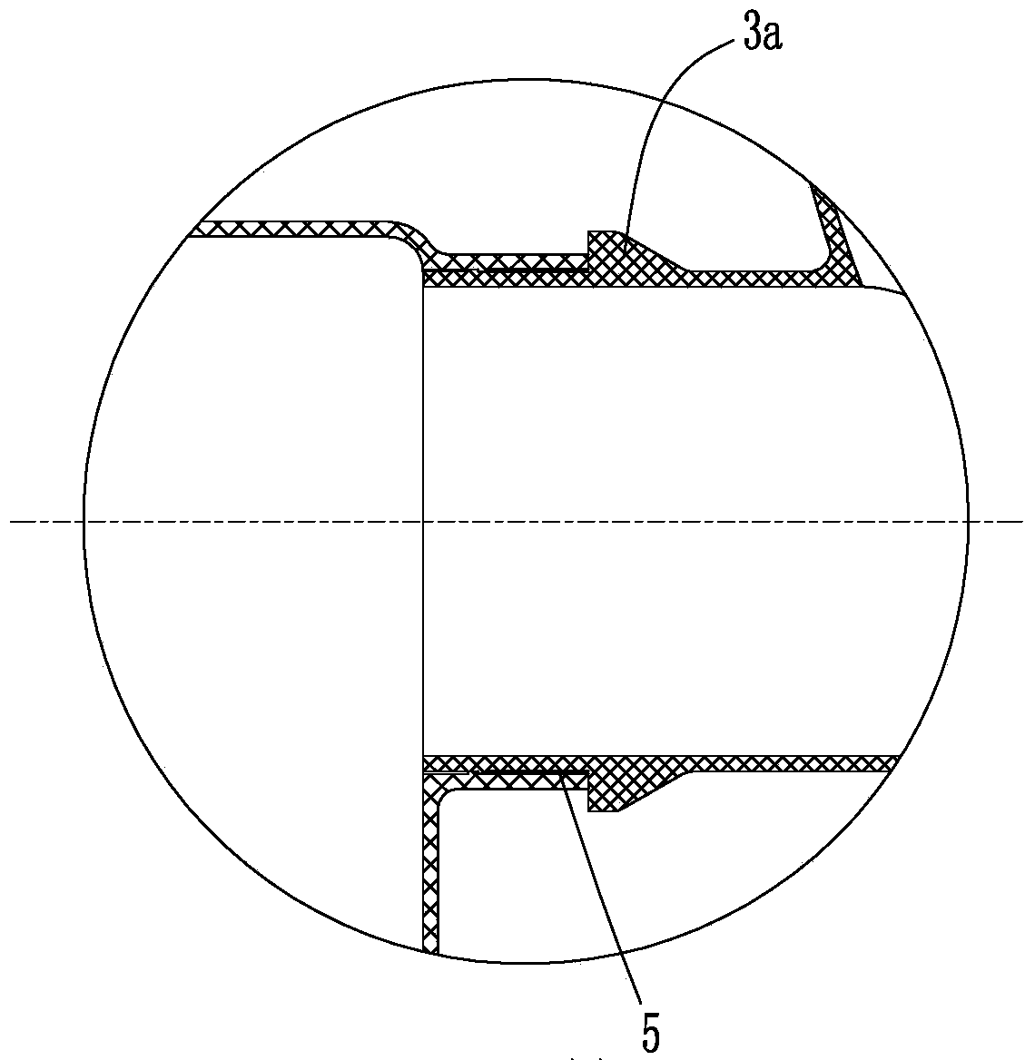 Connecting structure of resonant cavity and air filter air inlet pipe