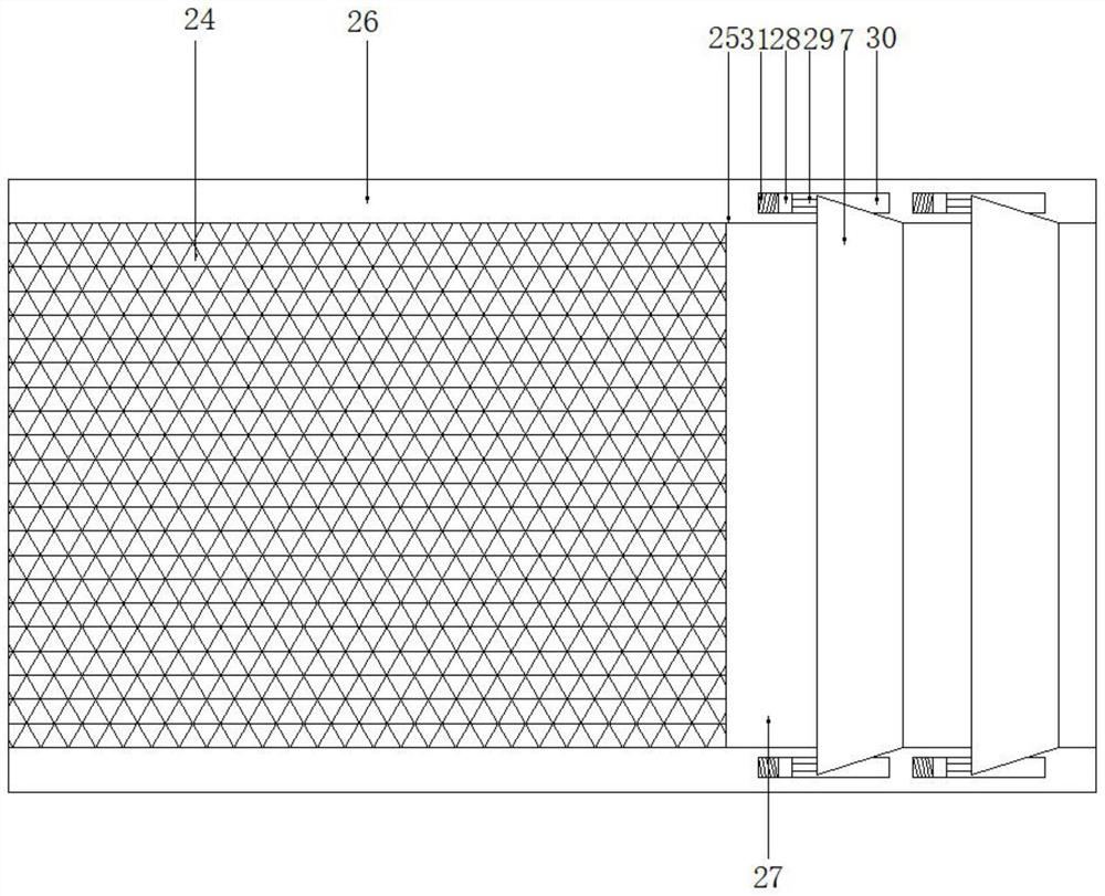 Water-sand separation buffer mechanism for processing high-purity quartz sand