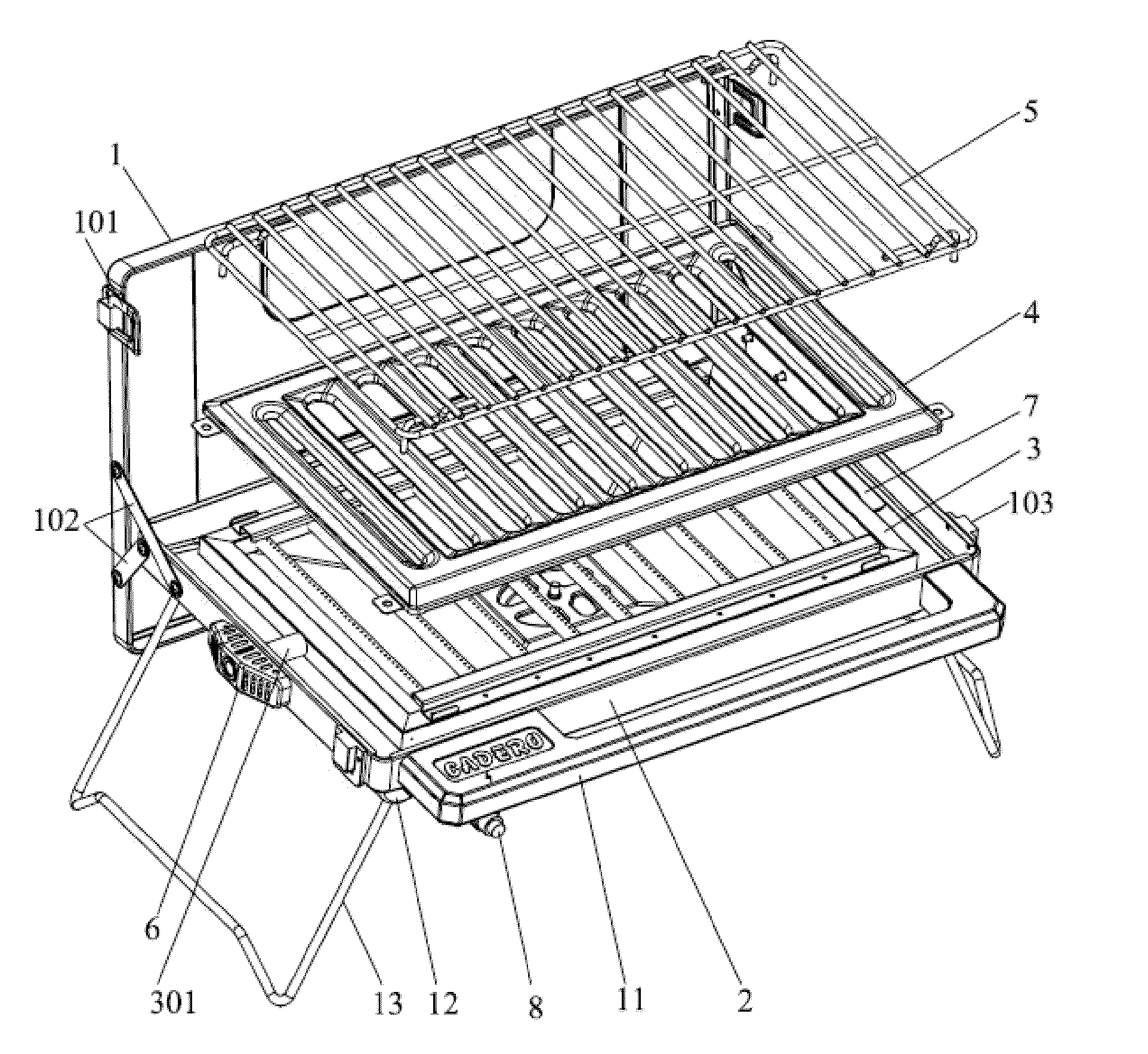 Portable Uniform-temperature Gas Oven