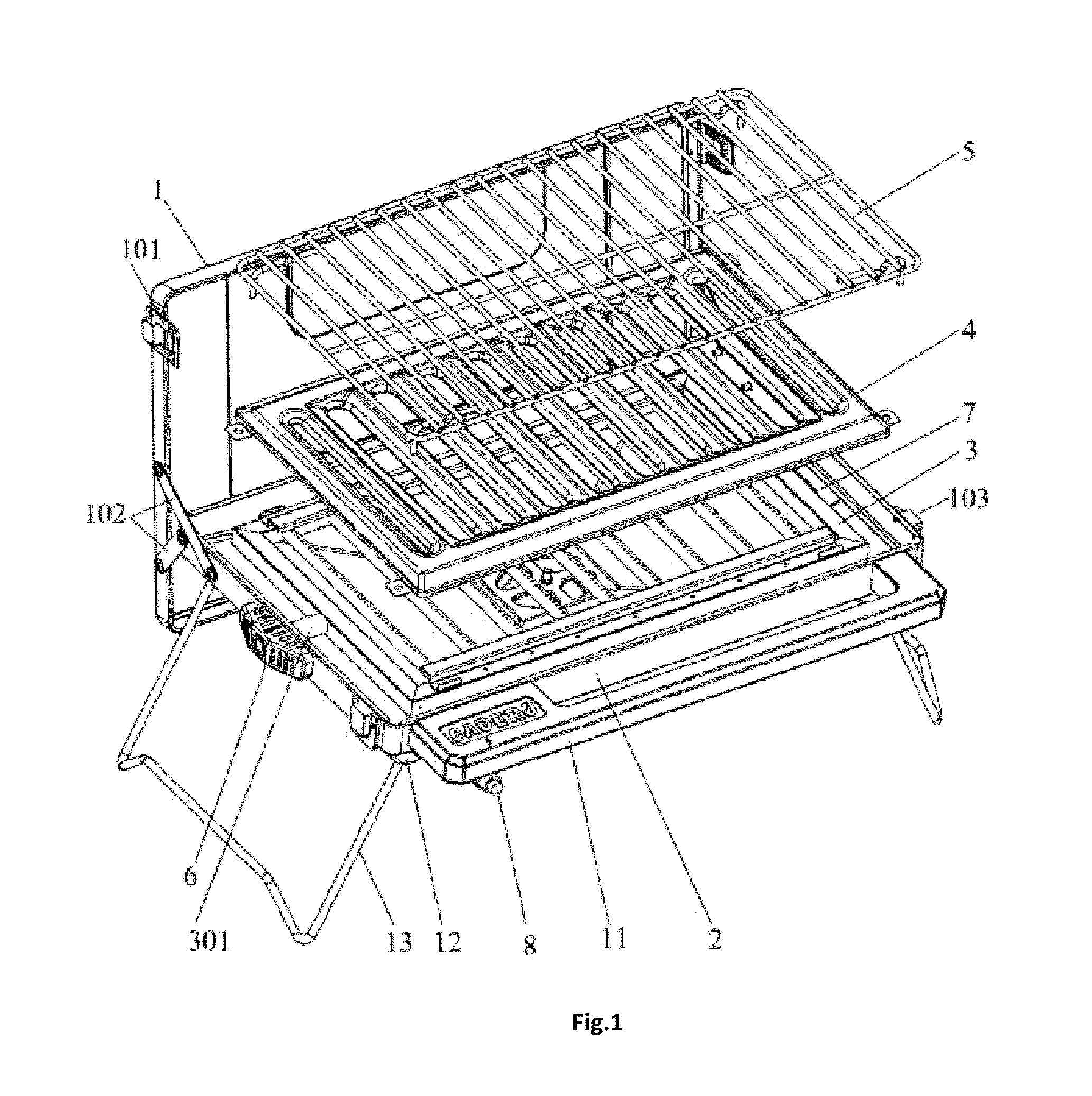 Portable Uniform-temperature Gas Oven