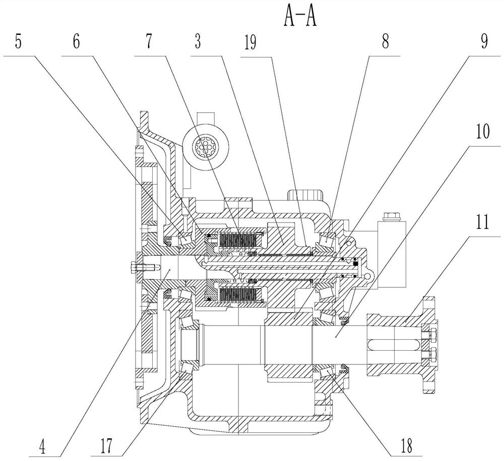 Gearbox special speed ratio structure