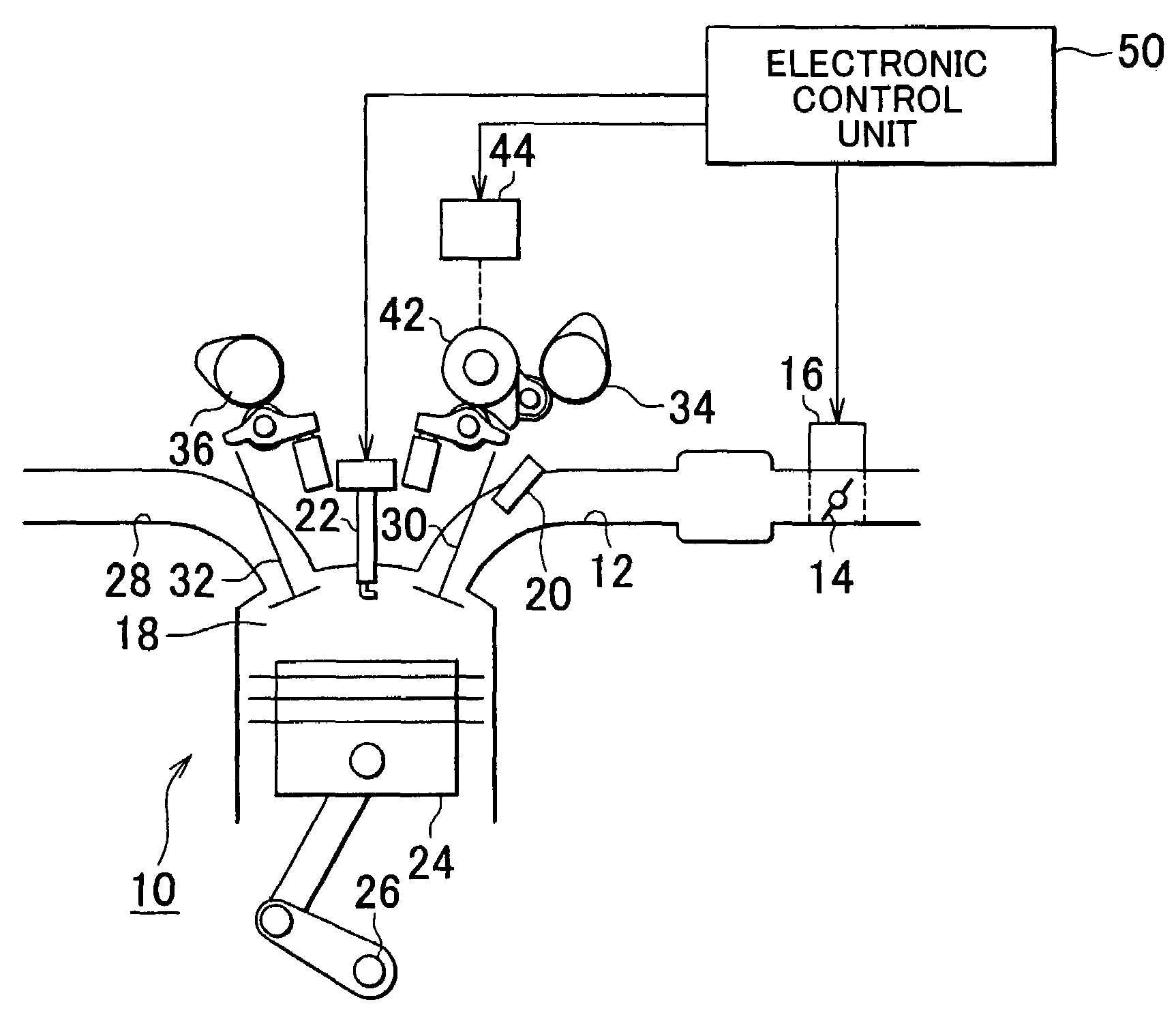 Intake amount control apparatus of internal combustion engine