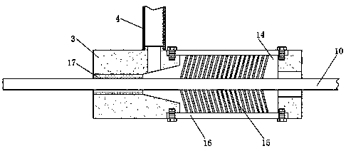 Water-saving type steel belt cleaning device