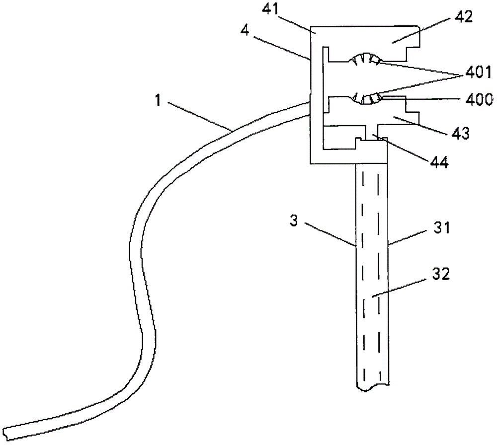 Grounding wire applied to insulated conductor