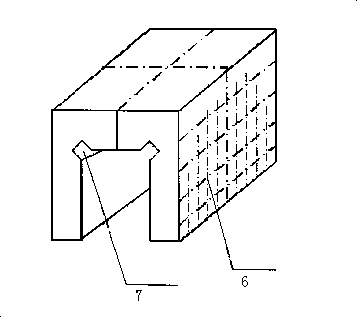 Thermal radiation pin support mounting method