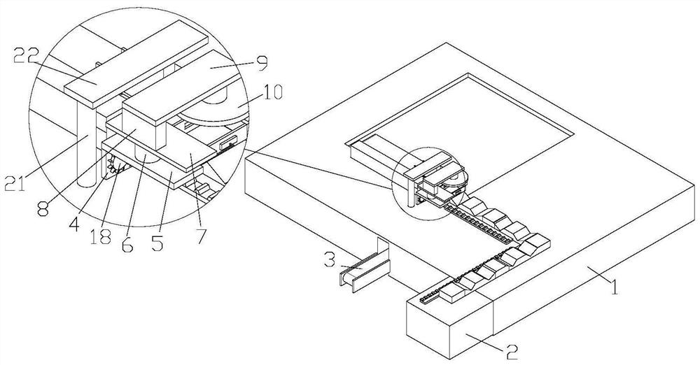 A fully automatic faceted crystal glass grinding machine