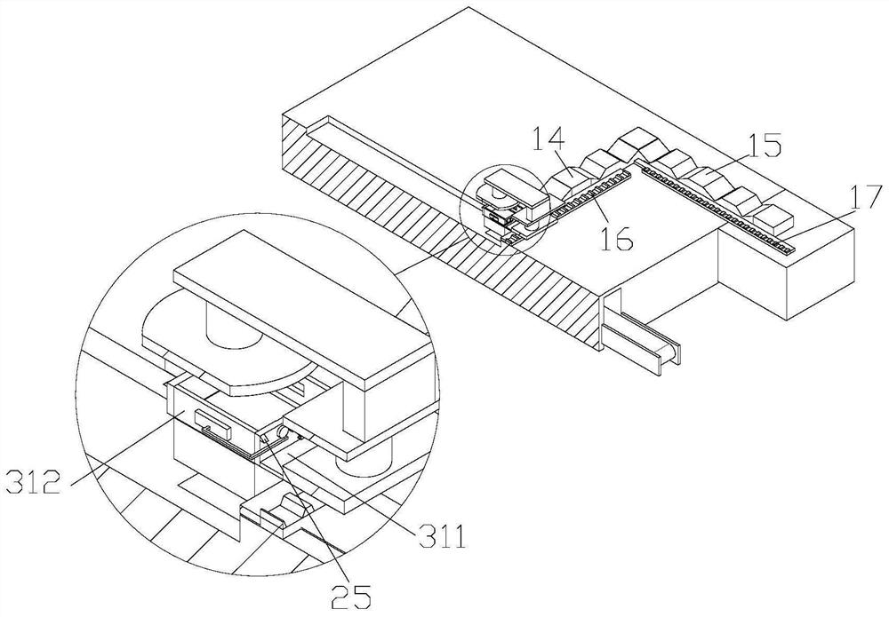 A fully automatic faceted crystal glass grinding machine