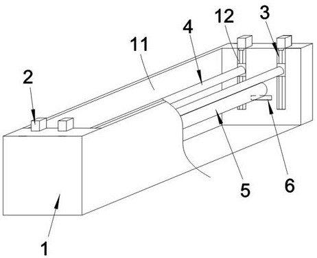 Prepreg fiber yarn twisting prevention mechanism and using method thereof