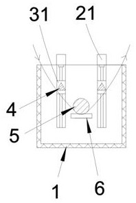 Prepreg fiber yarn twisting prevention mechanism and using method thereof