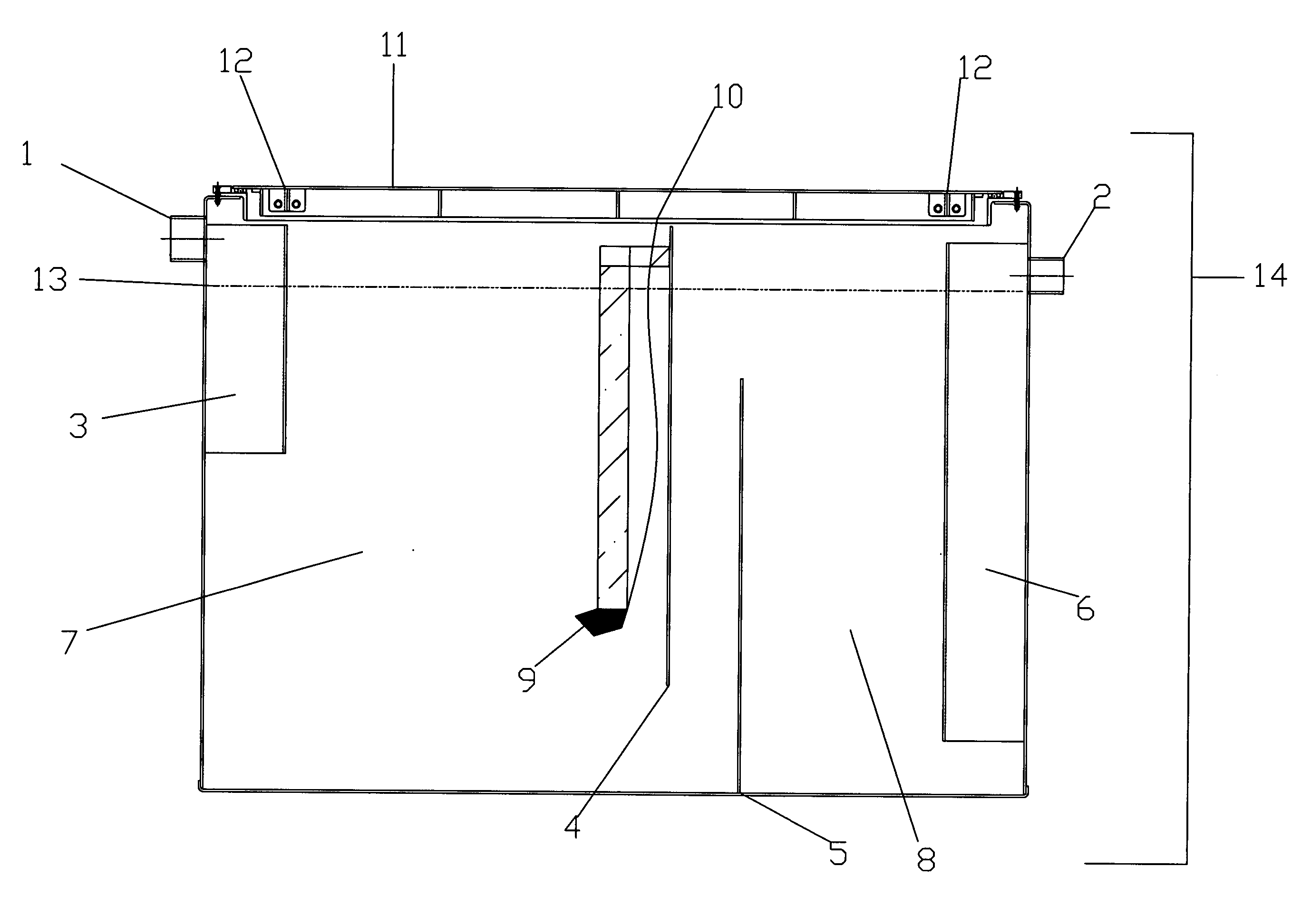 Grease interceptor (trap) and servicing method