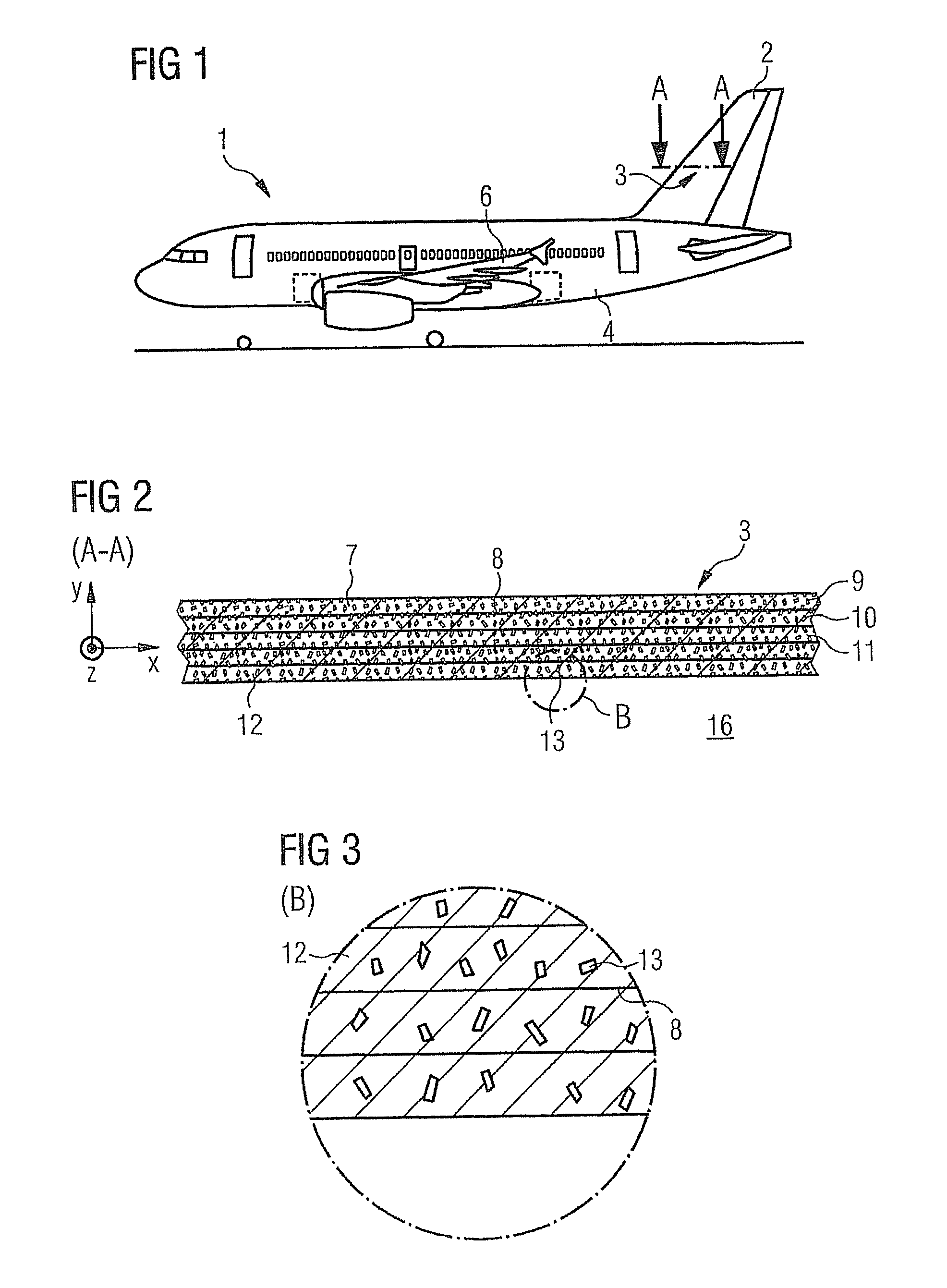 Component with carbon nanotubes