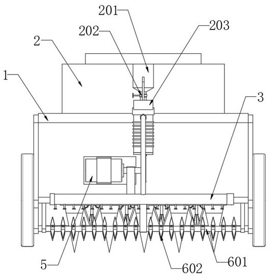 Novel land ploughing device for land comprehensive improvement