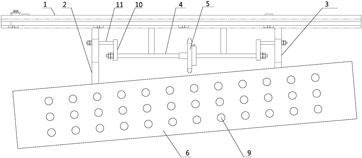 An air-suction peanut picking device