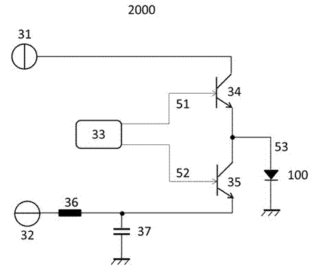 Driving circuit for OLED (organic light emitting diode) lighting device