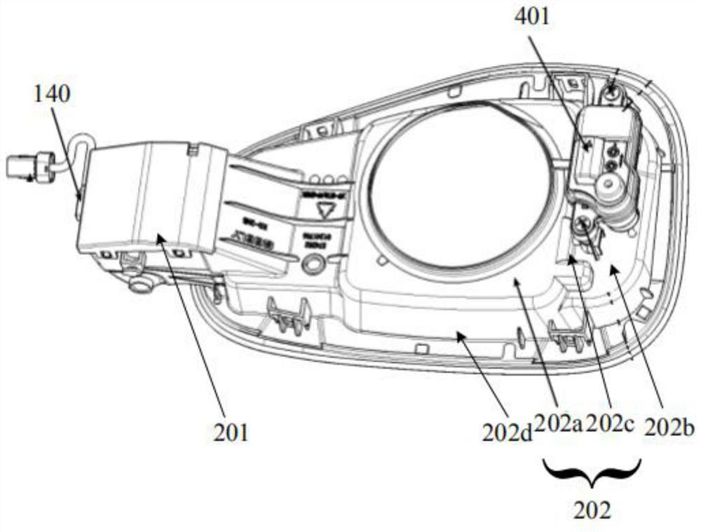 A charging port cover assembly