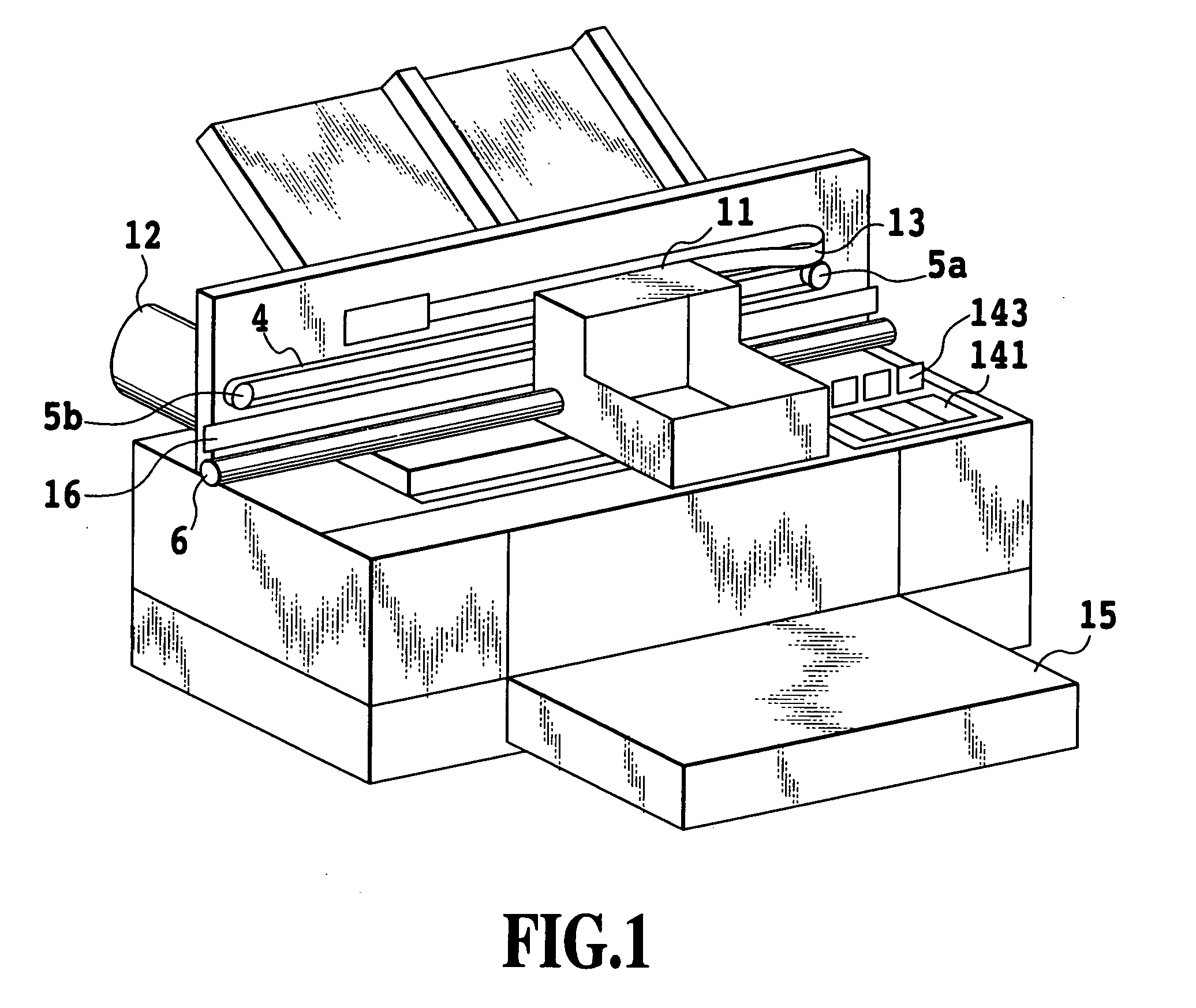 Ink jet printing method and ink jet printing apparatus