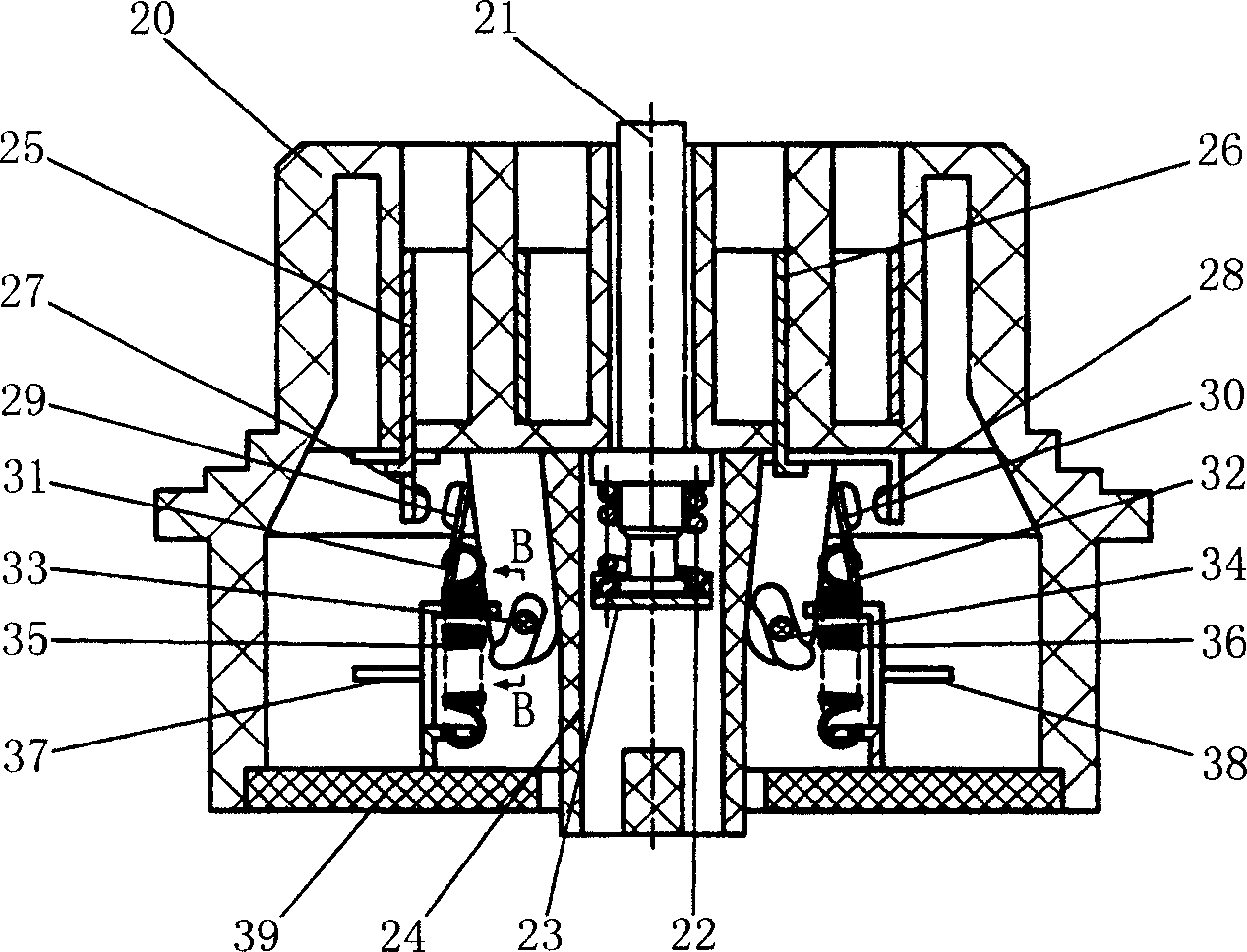 Temperature control electric connector for liquid heater