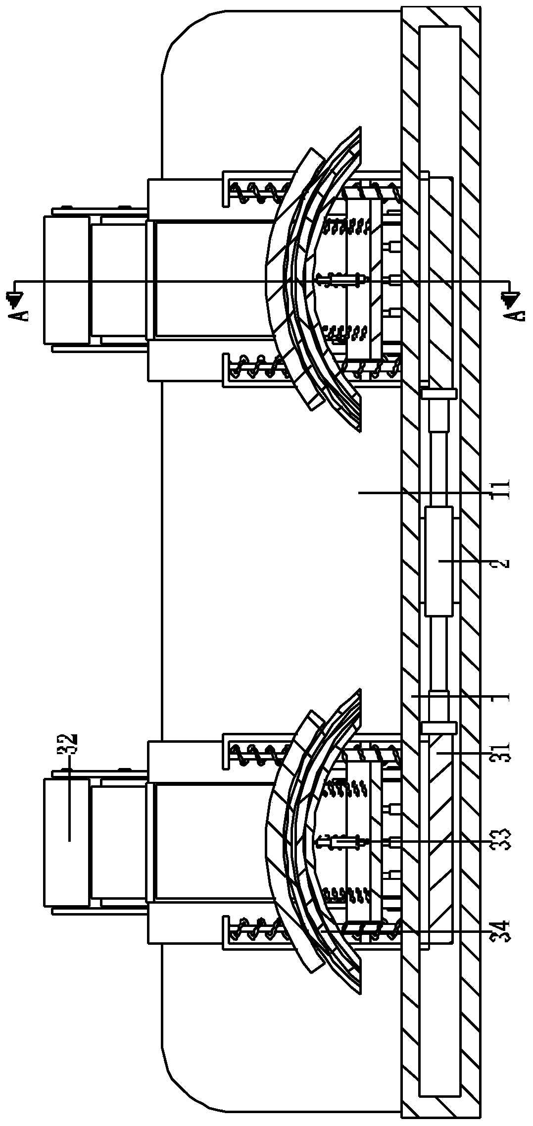 Fixing clamp for antiepidemic treatment of piglets