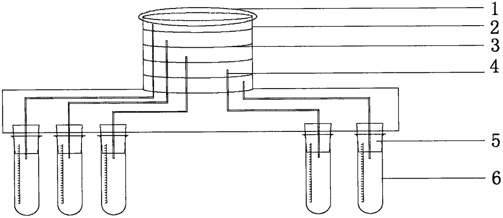 Blood collecting test tube