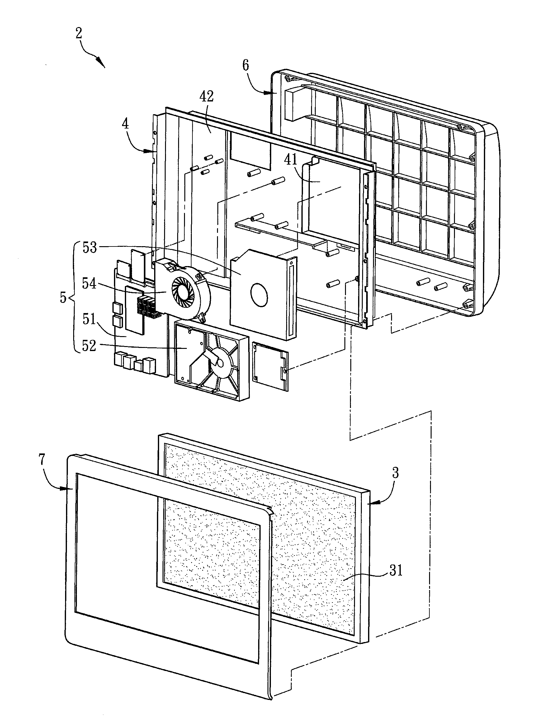 All-in-one desktop computer