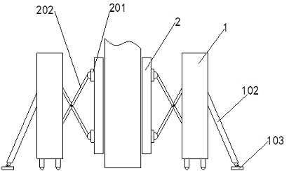 Ancient building repairing and correcting equipment