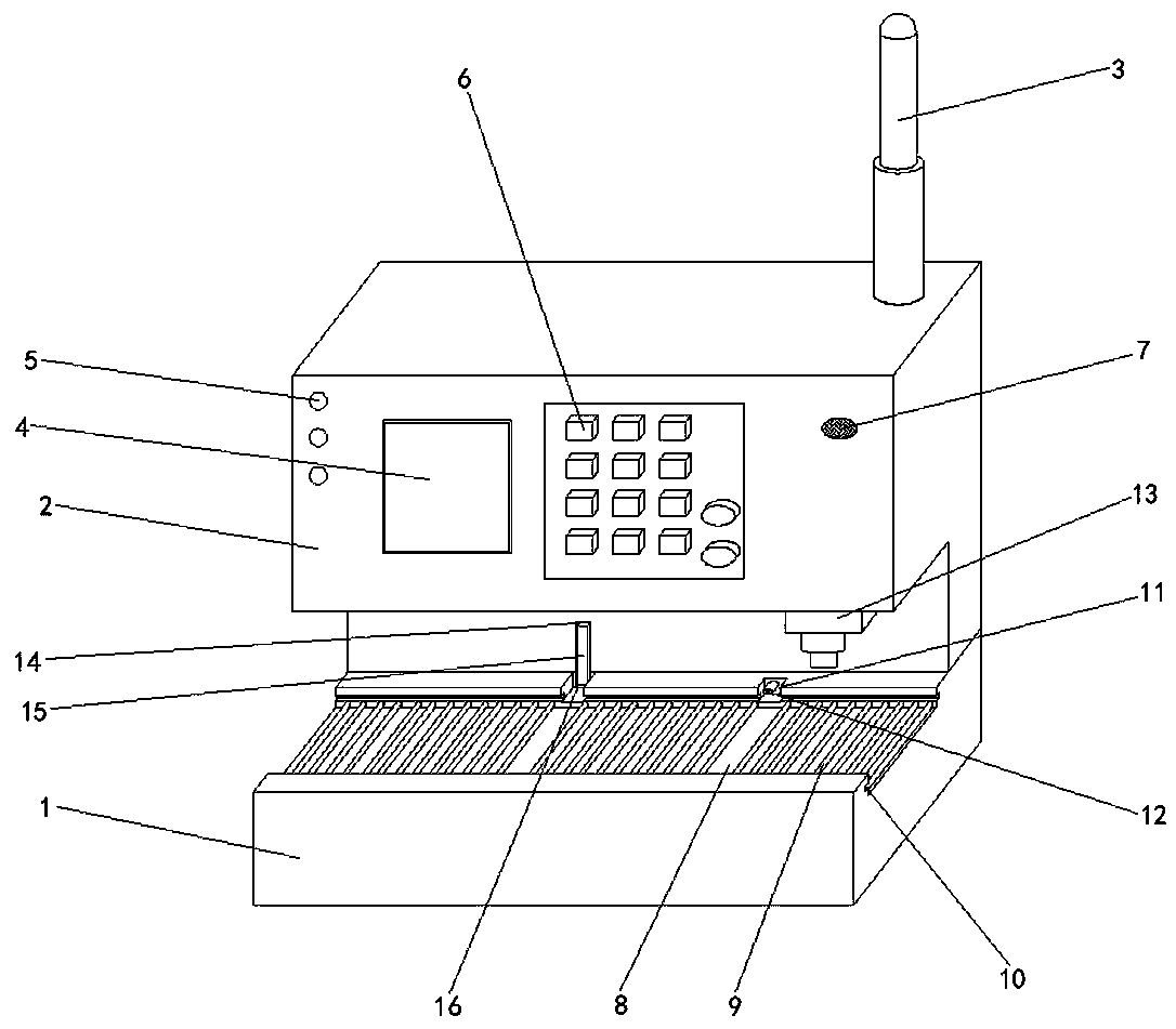 An intelligent bronzing effect inspection device