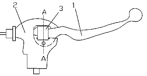 Motorcycle with hand brake function