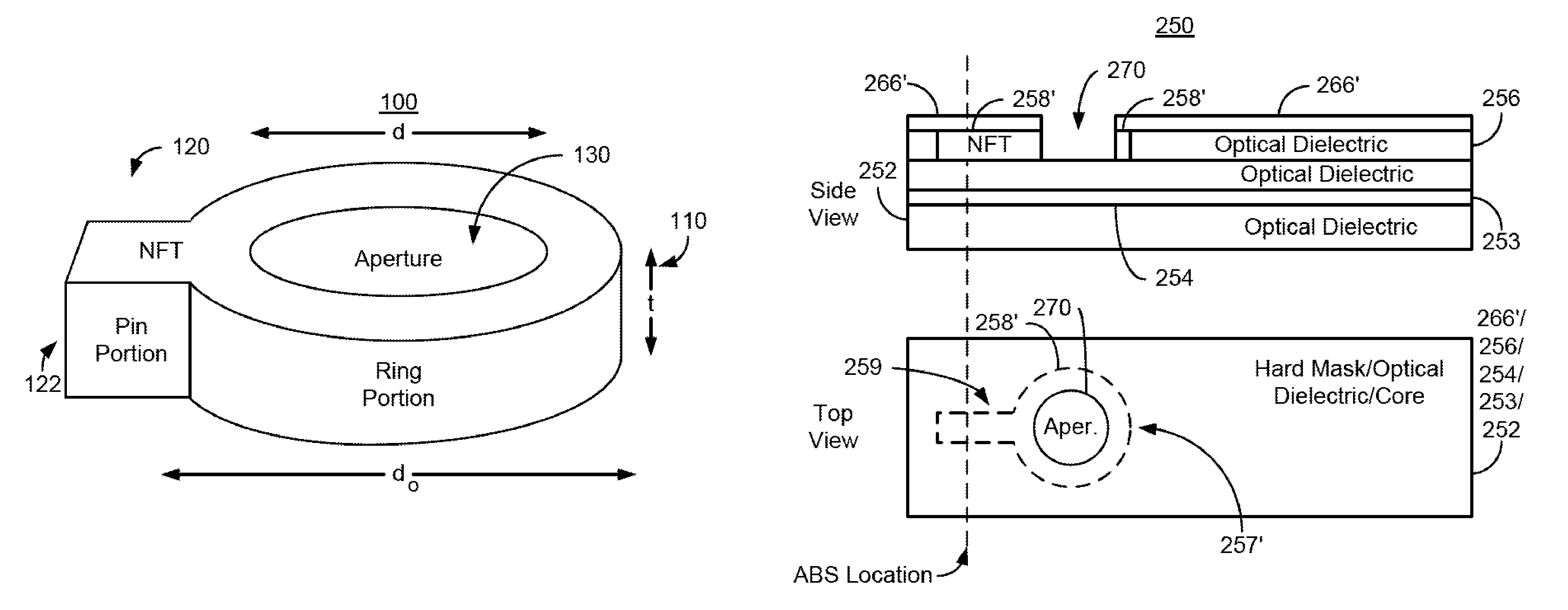 Method and system for providing an energy assisted magnetic recording writer having a ring shaped NFT