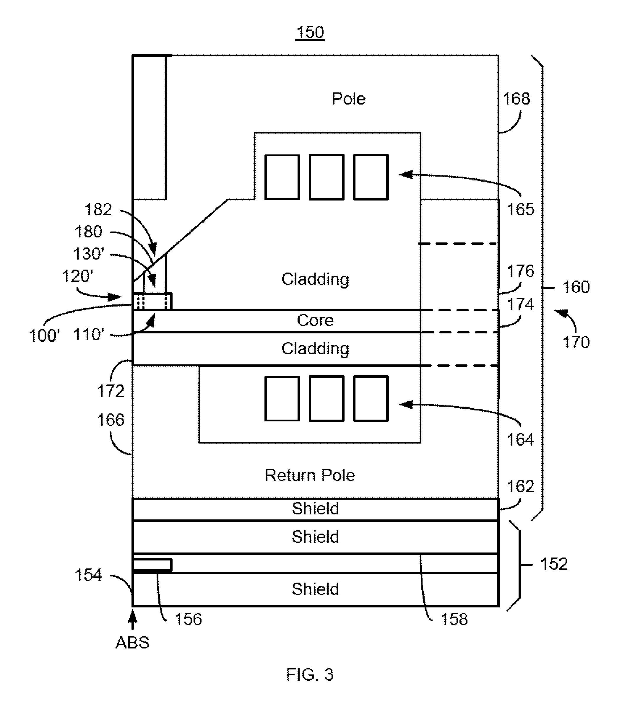 Method and system for providing an energy assisted magnetic recording writer having a ring shaped NFT