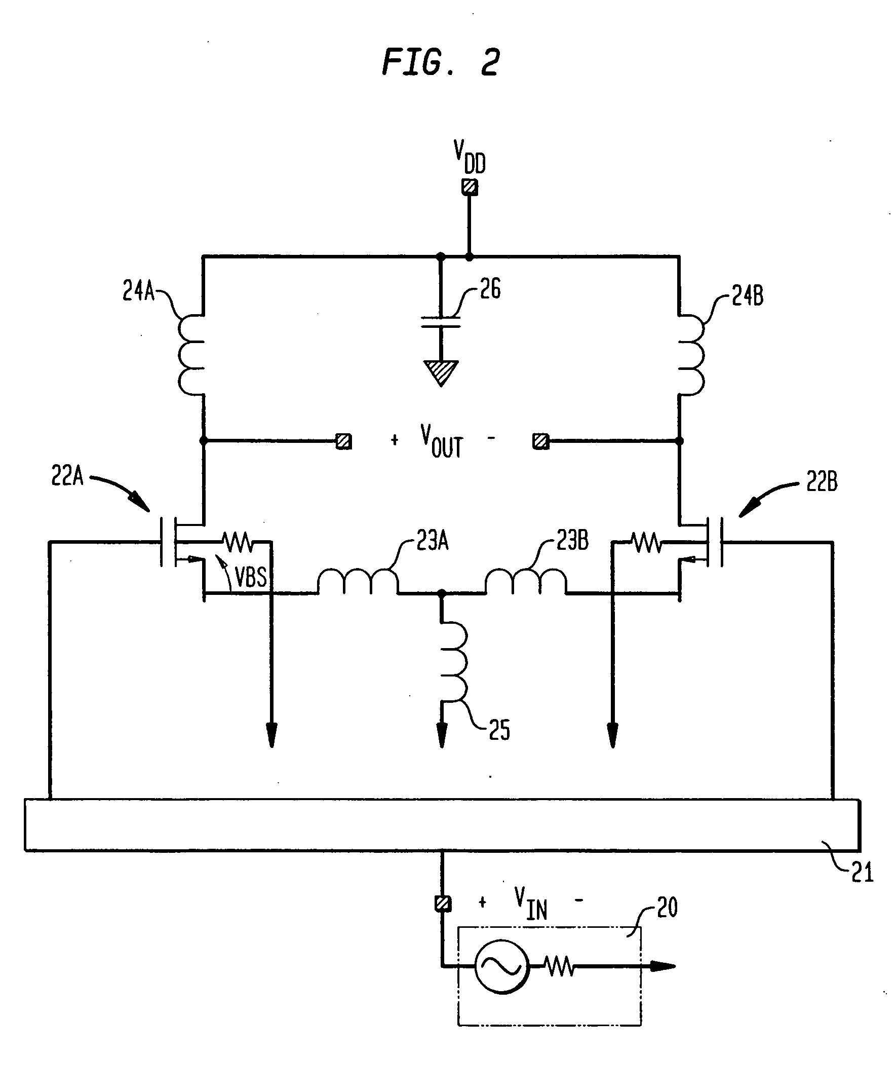 Split source RF MOSFET device