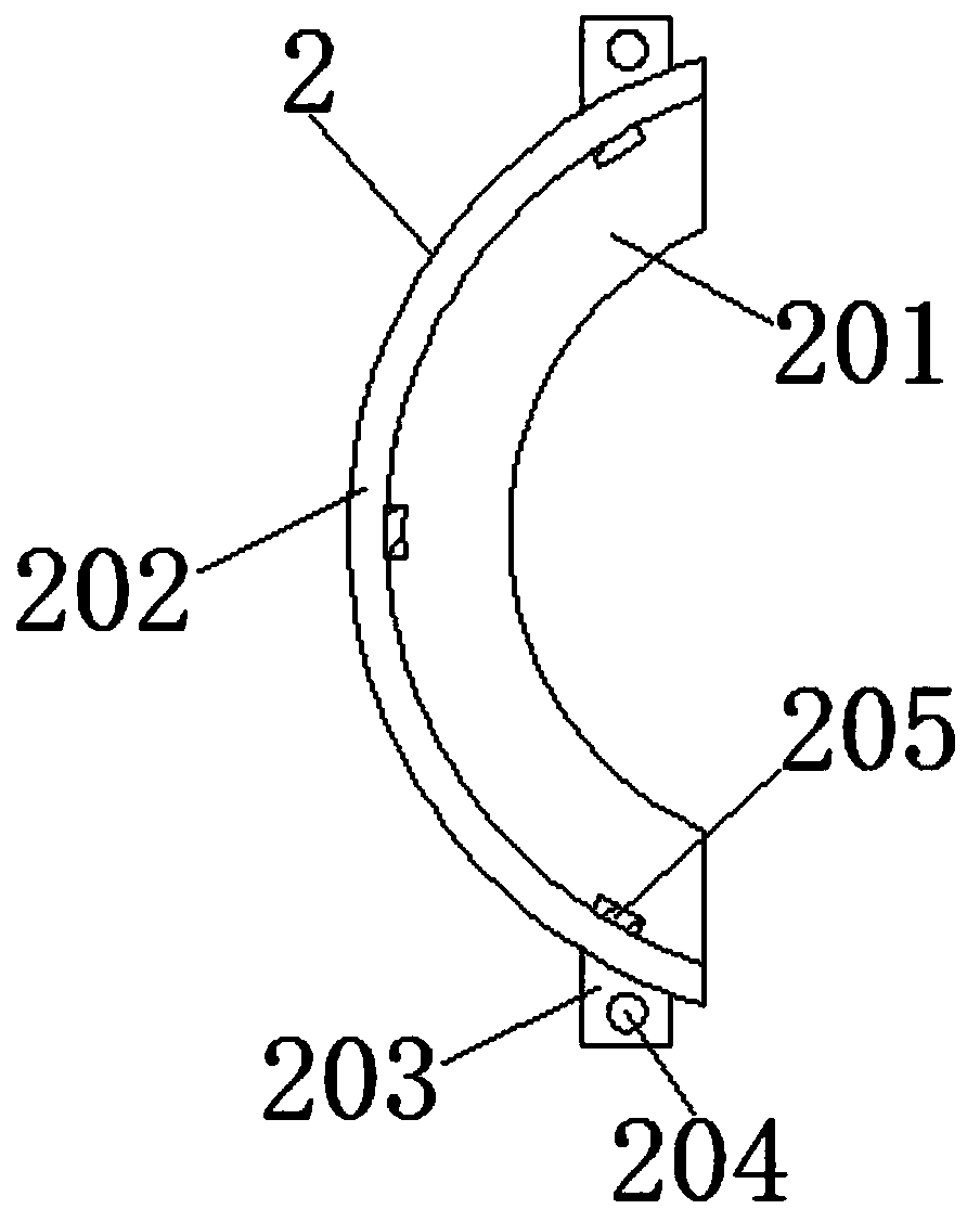 Circumferential drilling device for machining agricultural machinery