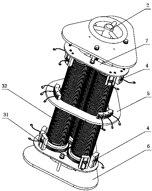 Spiral contact voltage regulator