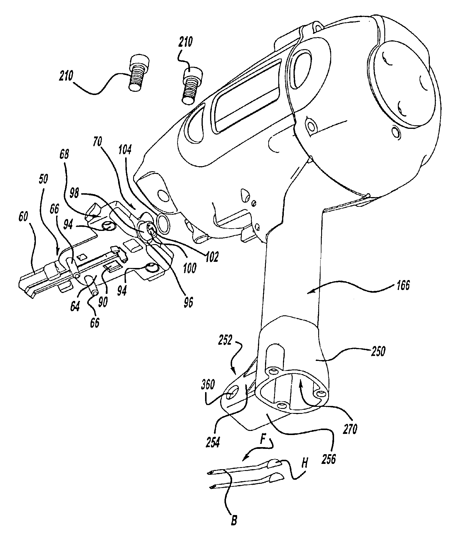 Magazine assembly for fastening tool