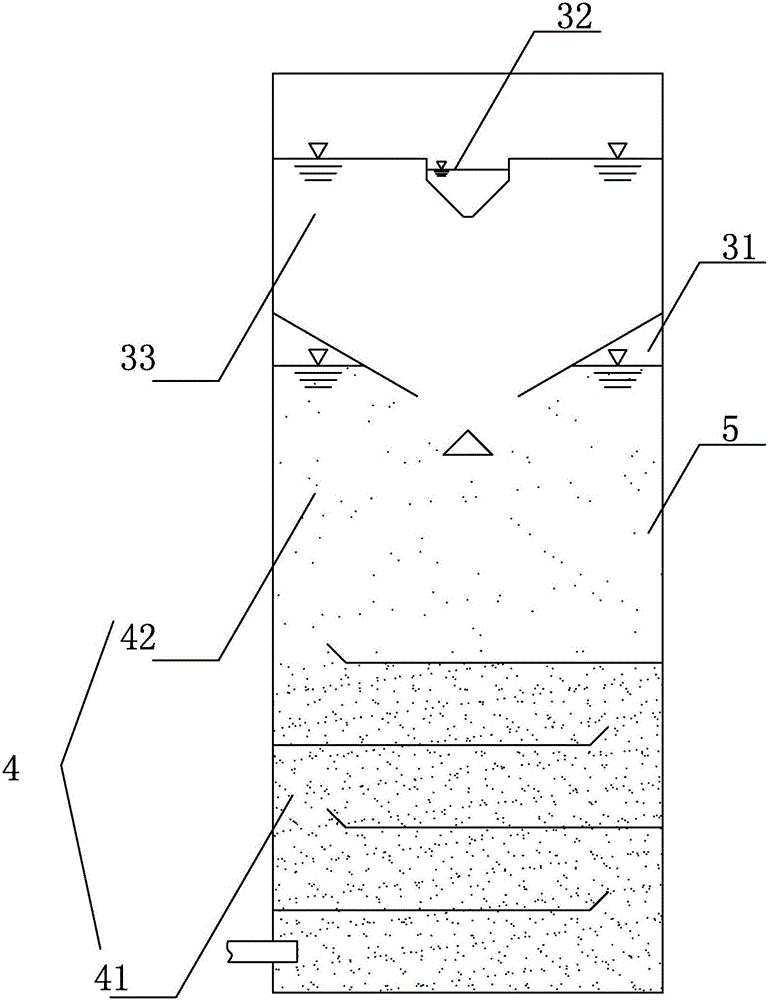 An anaerobic reactor for treating sewage containing sludge