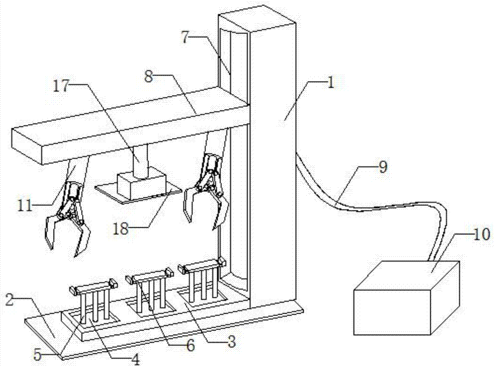 Shoe heel and shoe body bonding device for women high-heeled shoes