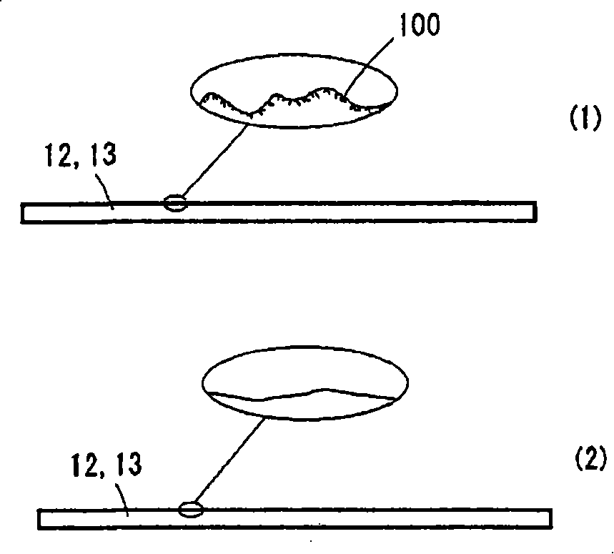 Touch panel display device, method for manufacturing touch panel unit and glass grinding machine for manufacturing touch panel unit