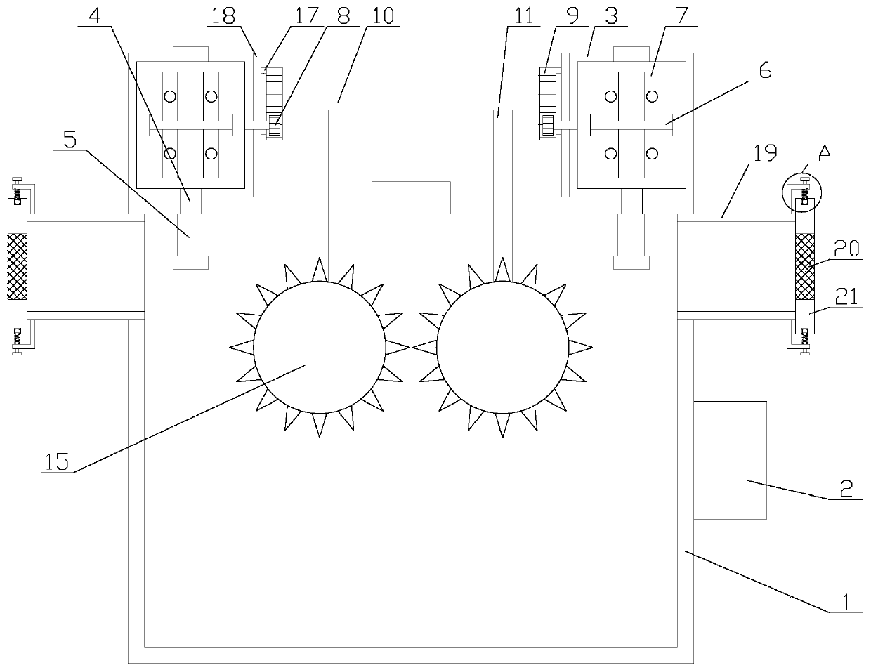 Environmentally-friendly soil remediation equipment with anti-precipitation function