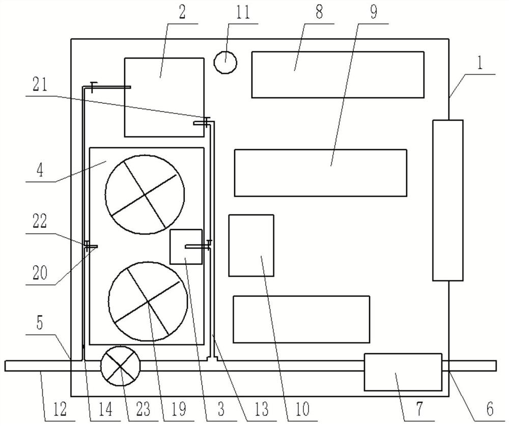 Economical efficient mixed water and fertilizer simultaneous application system and method