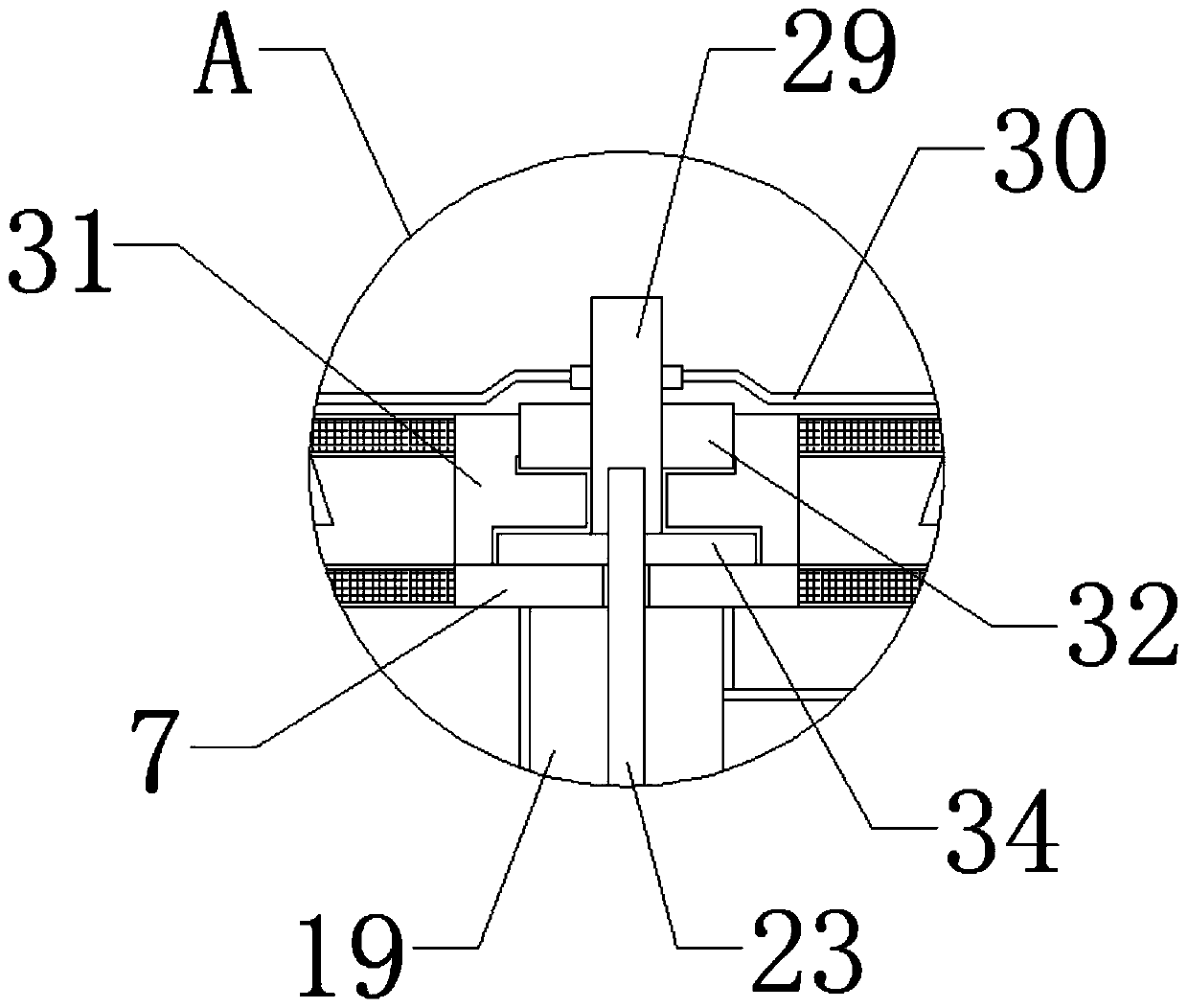 Organic solid waste drying device