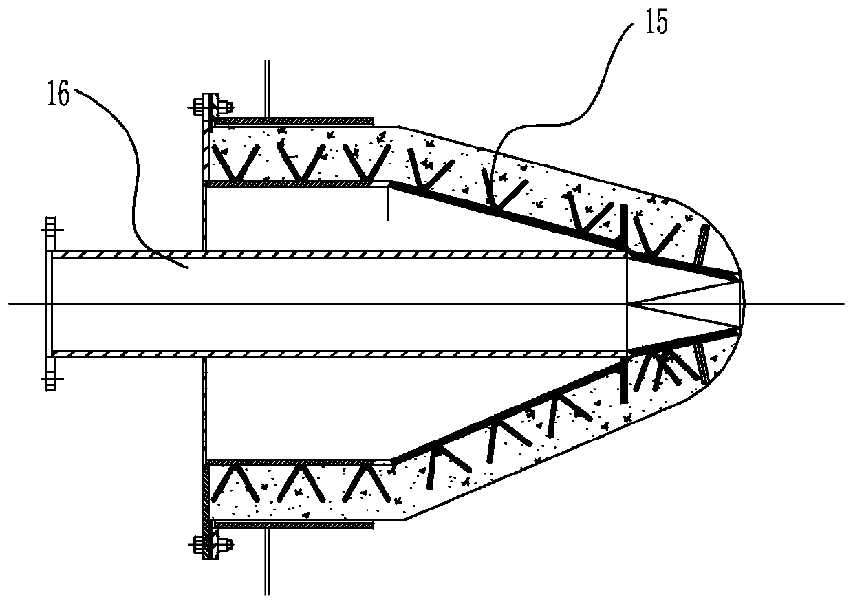 System and method for achieving green denitration by means of dry process production process