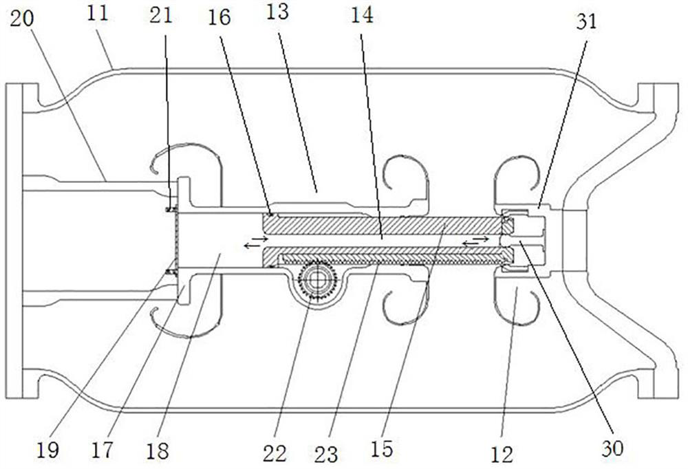 Isolation switch with arc extinguishing structure and moving contact assembly of isolation switch