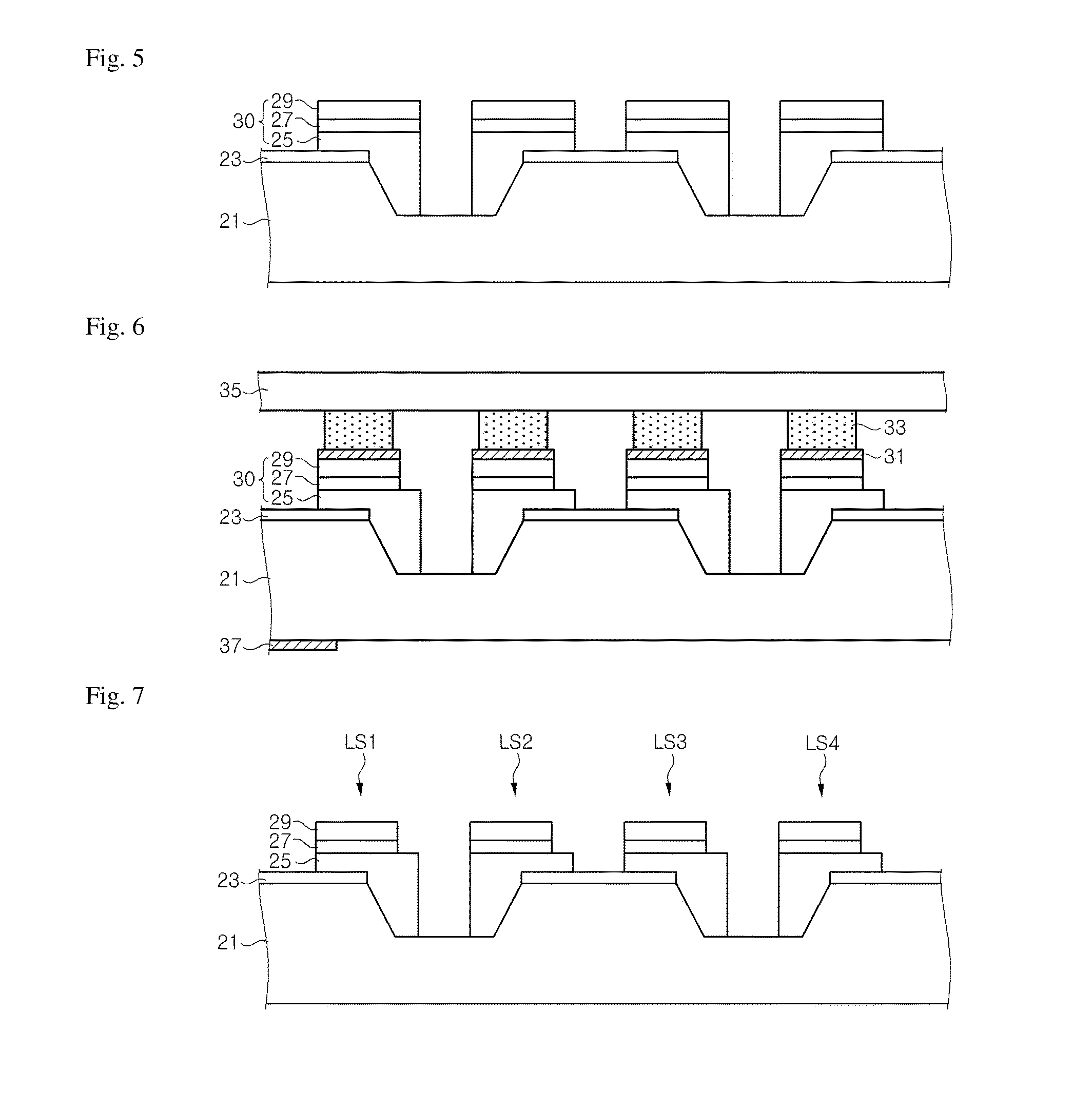 Light emitting device having plurality of non-polar light emitting cells and method of fabricating the same