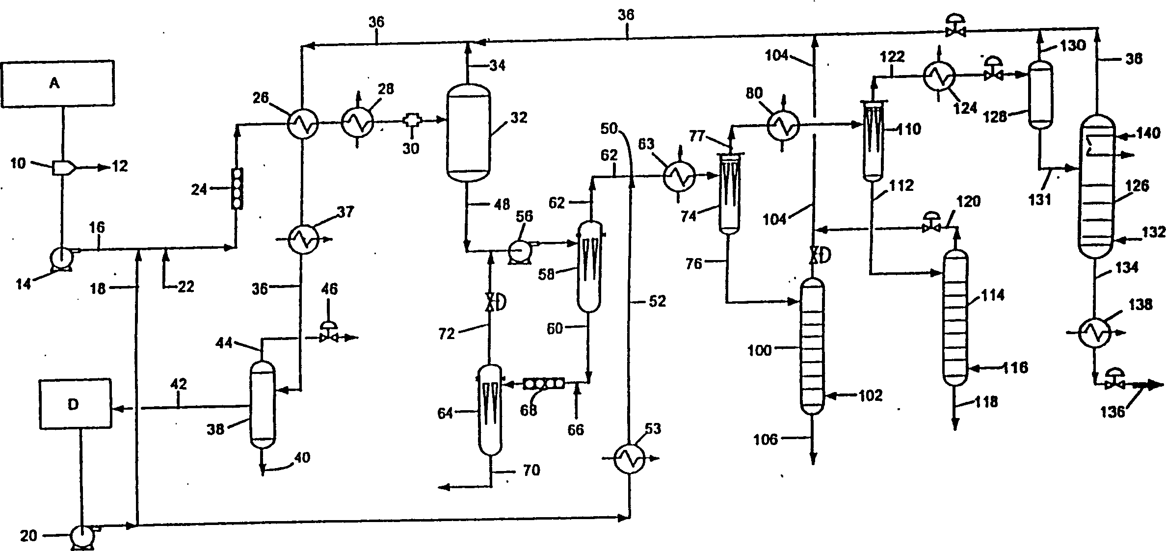 Process for upgrading heavy crude oil production